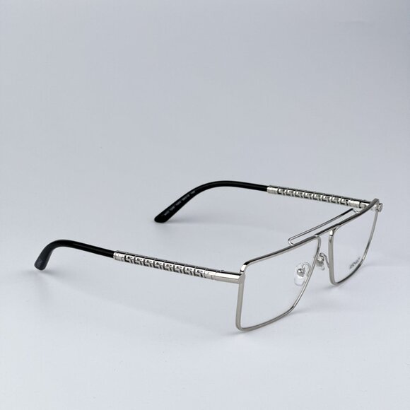 Versace VE1295 1000 BRAND NEW Eyeglasses Silver Demo Pilot Unisex - Picture 7 of 10